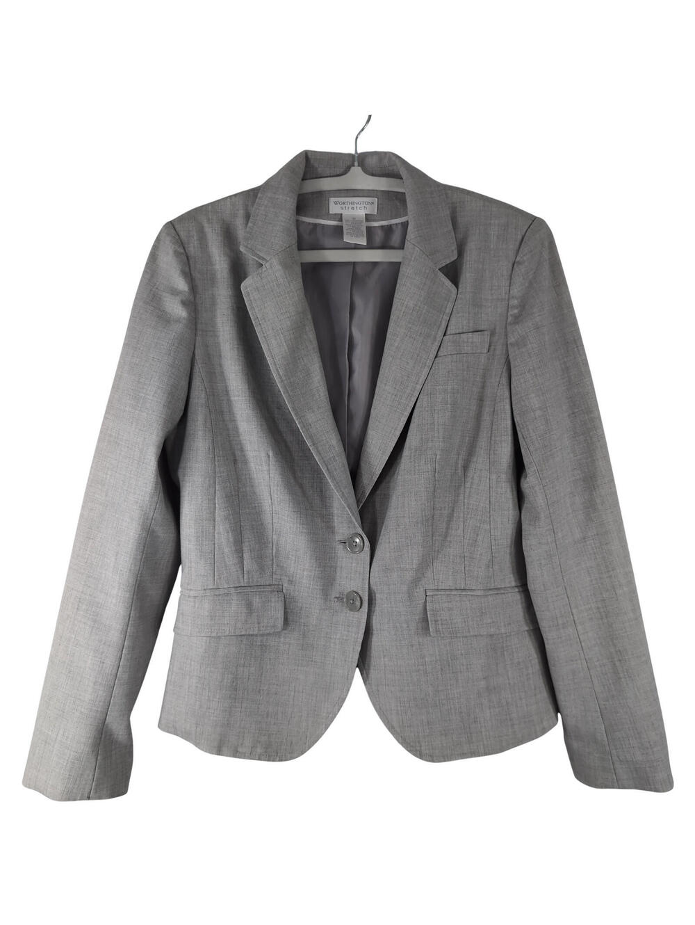 WORTHINGTON Women’s Size 10 Blazer Suit Jacket Beige Stretch Separates